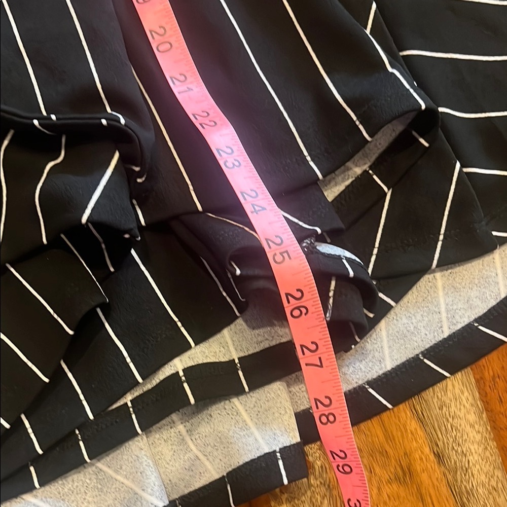 Chic Black and White Striped Dress - Picture 12 of 14